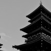 East and West -薬師寺、東塔と西塔-