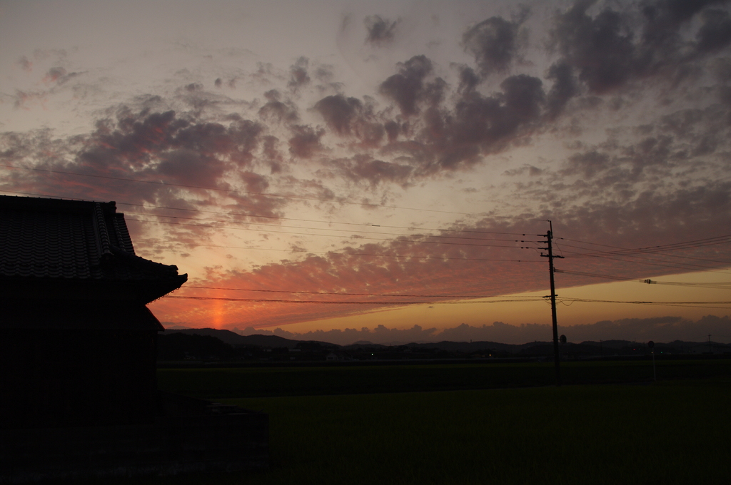 夕焼け