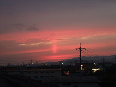 夕暮れ