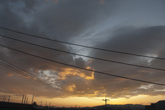 夕暮れ