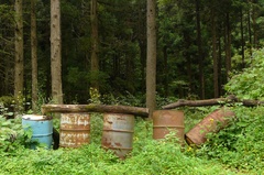 ドラム缶キャラバン