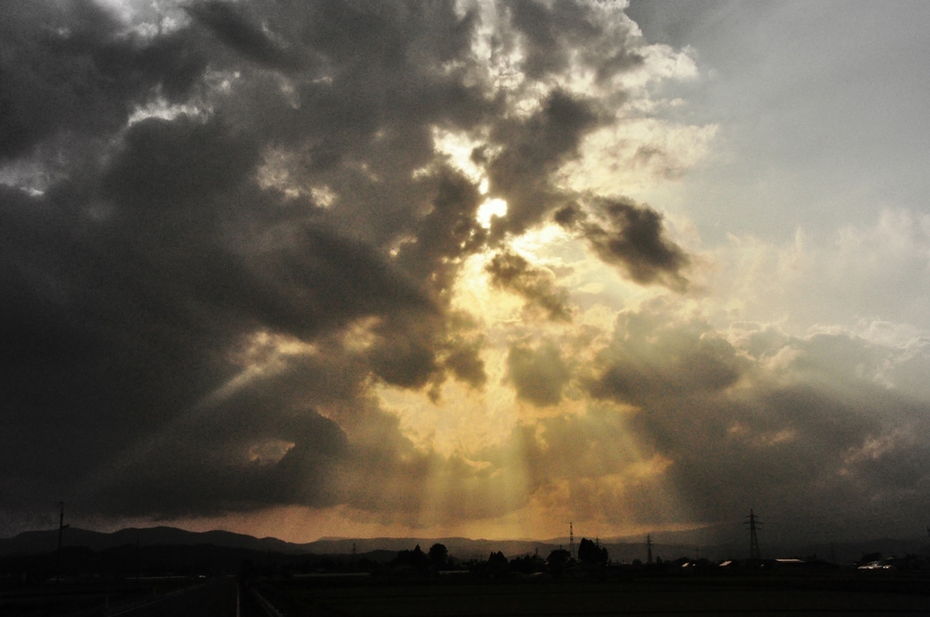 天使のはしご①