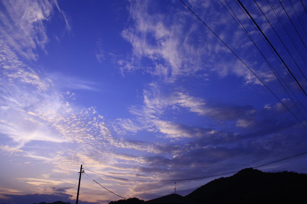 青い空