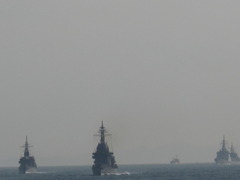観艦式参加艦艇のリハーサル(2)