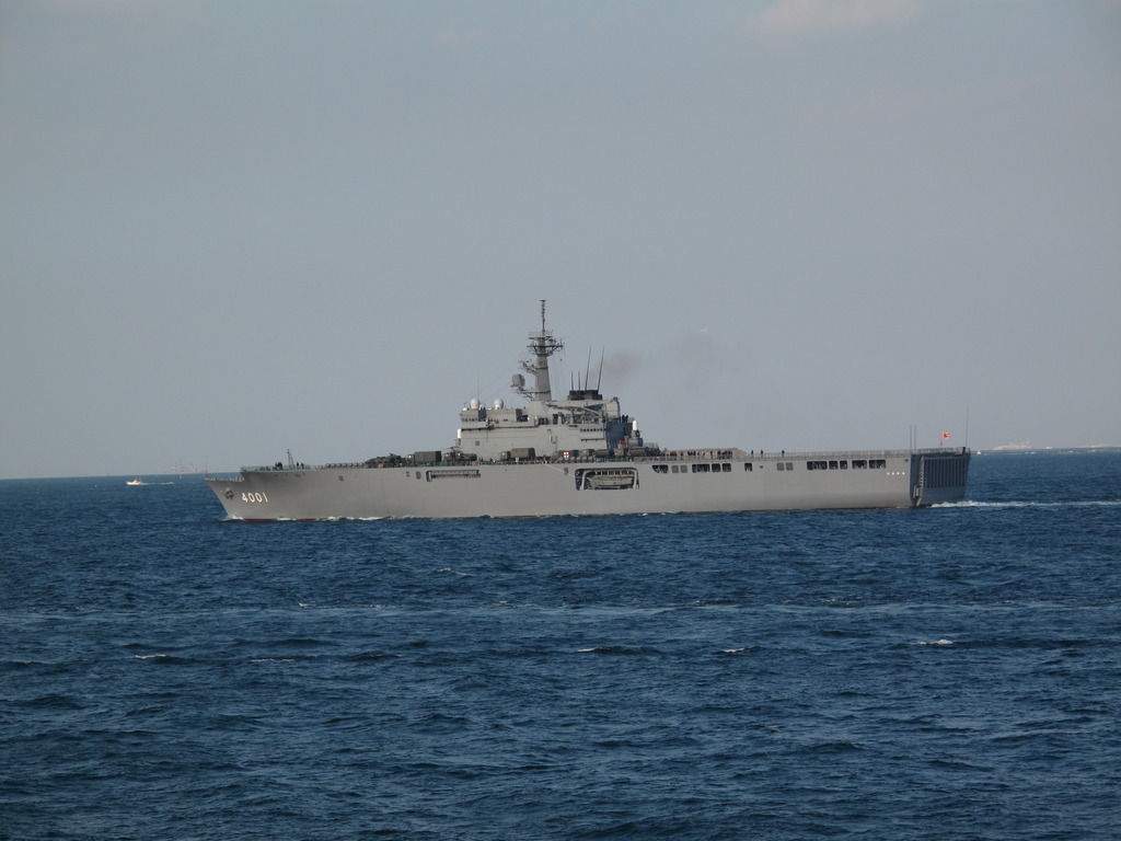 観艦式参加艦艇のリハーサル