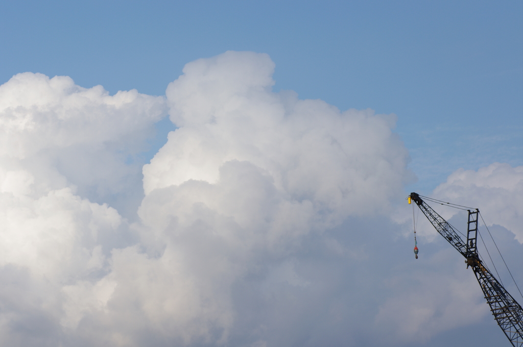 雲をつかむような写真