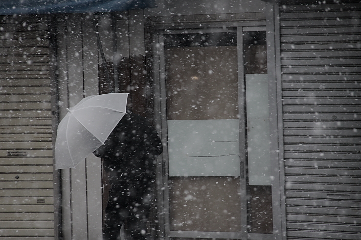 都城に雪が・・・