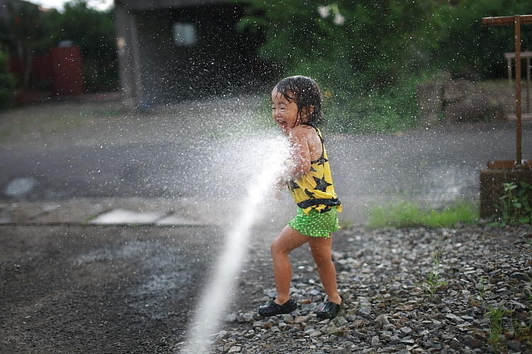 水かけ①