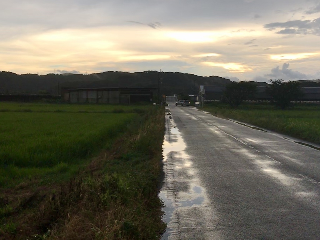 雨上がる