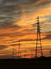刹那の夕焼け