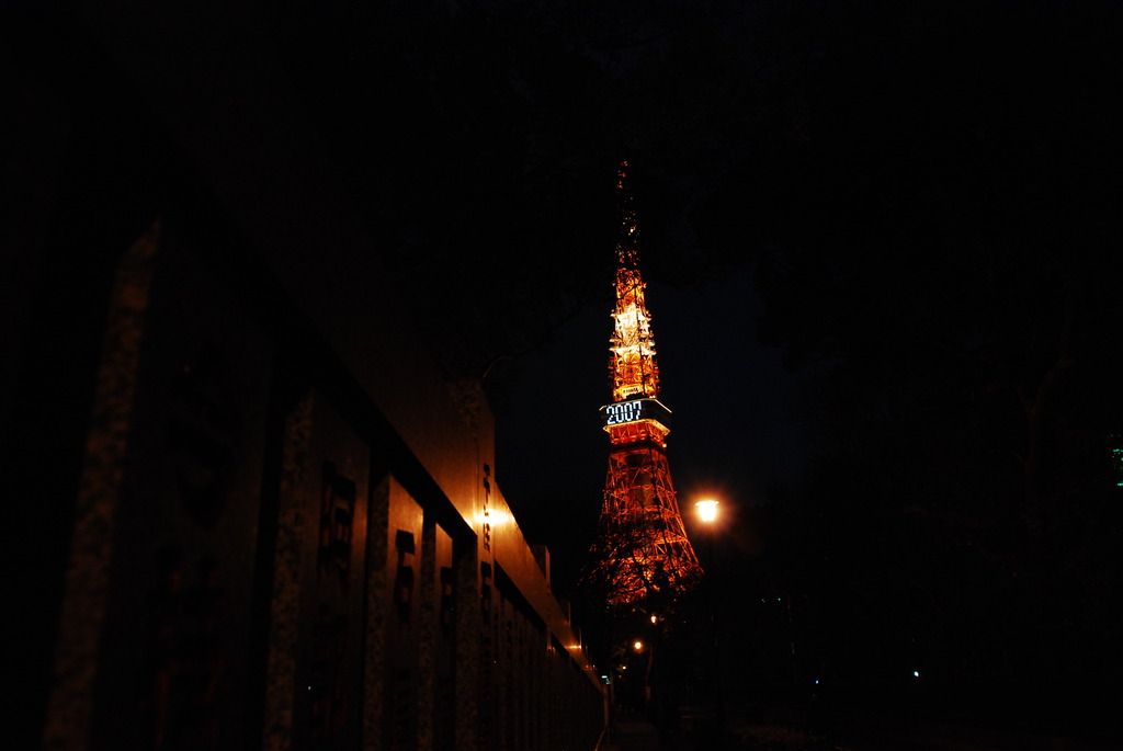 東京タワー夜