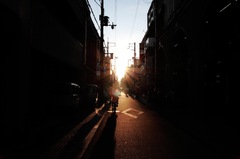 京の夕　姉小路通