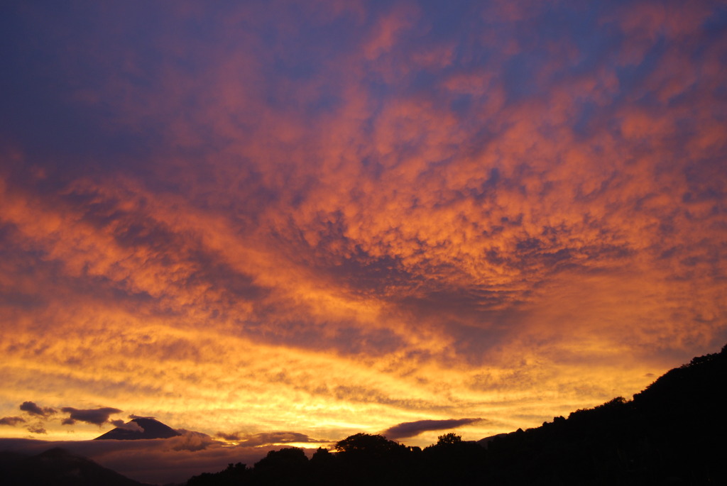 8月終わりの夕焼け