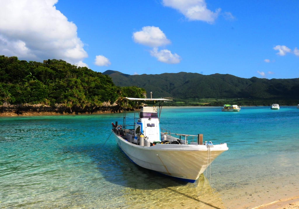 川平の海辺