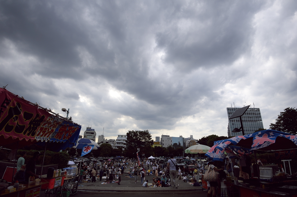 フリーマーケット、もう終了です。