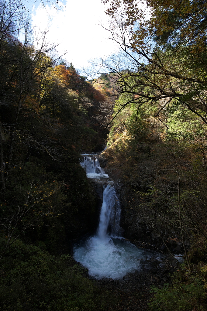 七ツ釜五段の滝、最後の滝