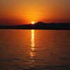 琵琶湖の夕照②
