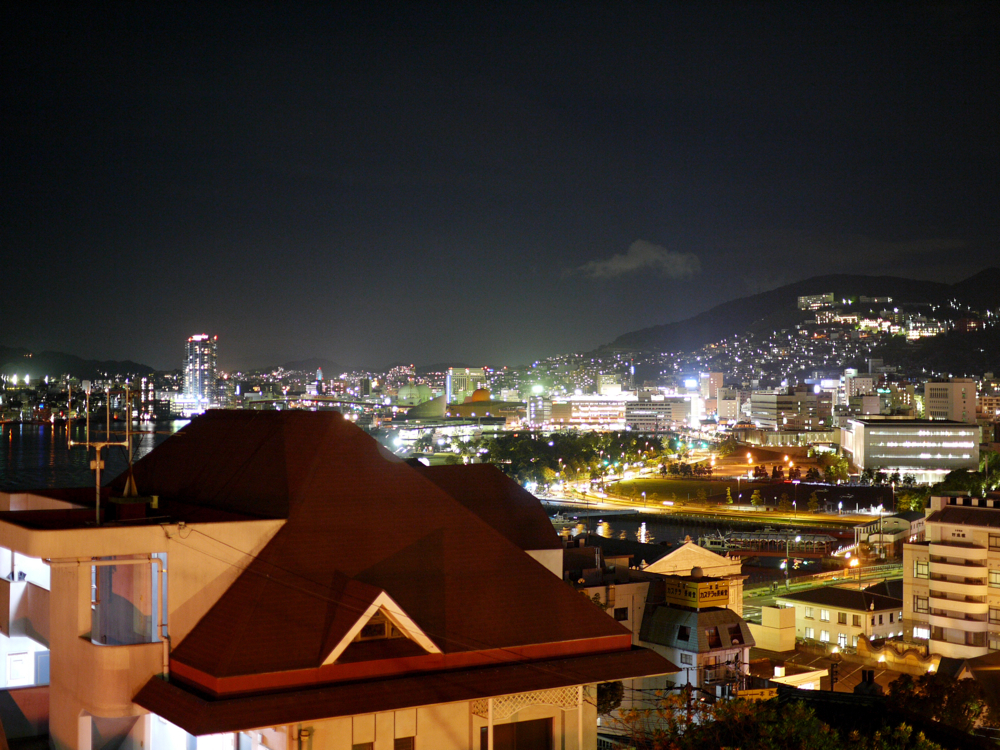 Night View from Glover Garden