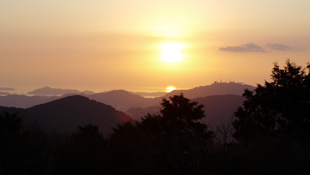 View from Nakao toge mountain pass
