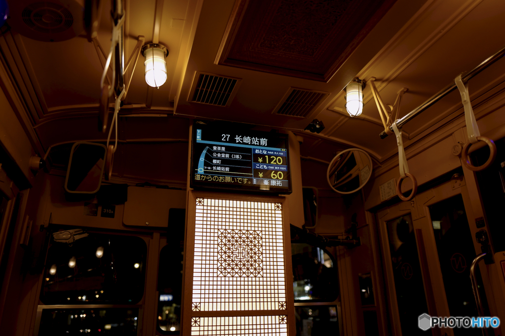 Night Lights in the tram 310