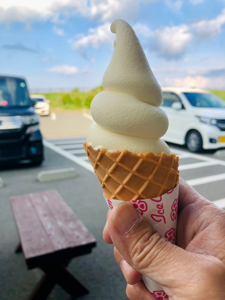 熊本はおいしい：もこもこソフトクリーム