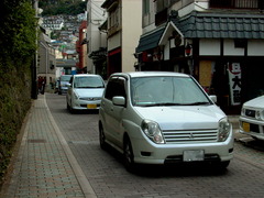 Nagasaki Historic Road with Car