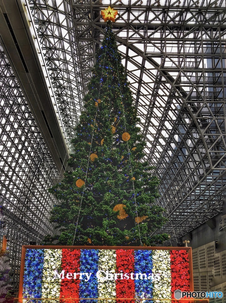 Kyoto station building, X’mas tree