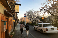 evening scene, Miyagawa cho Kyoto