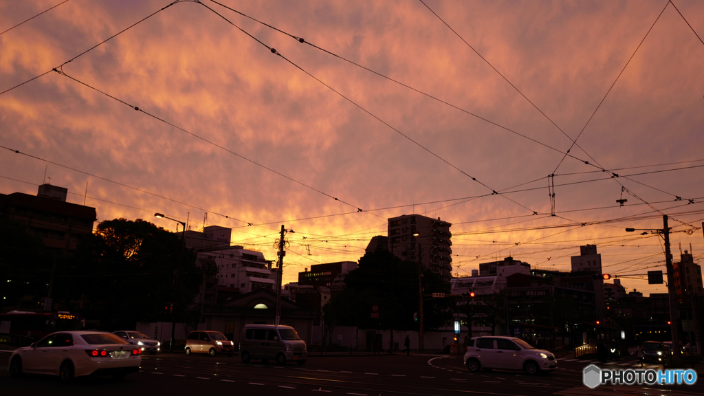 today's evening, Kokaido intersection