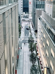 Looking down Passage, Nihonbashi tokyo