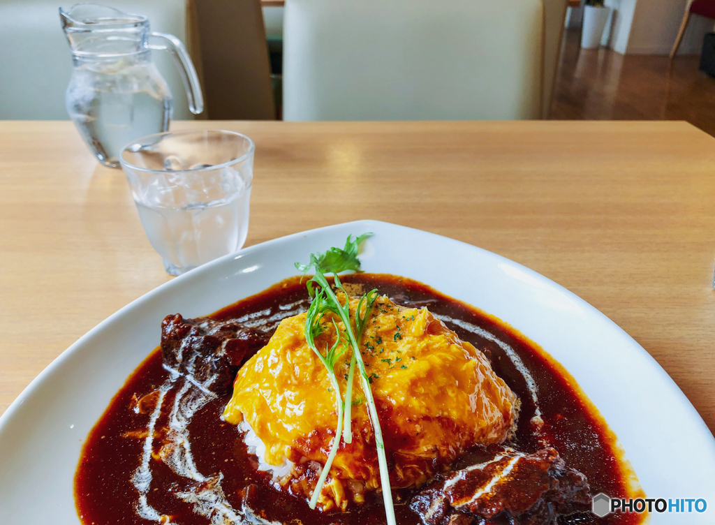 きょう何食べた？：雲仙和牛のオムハヤシライス