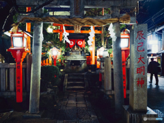 京都 祇園白川 辰巳大明神