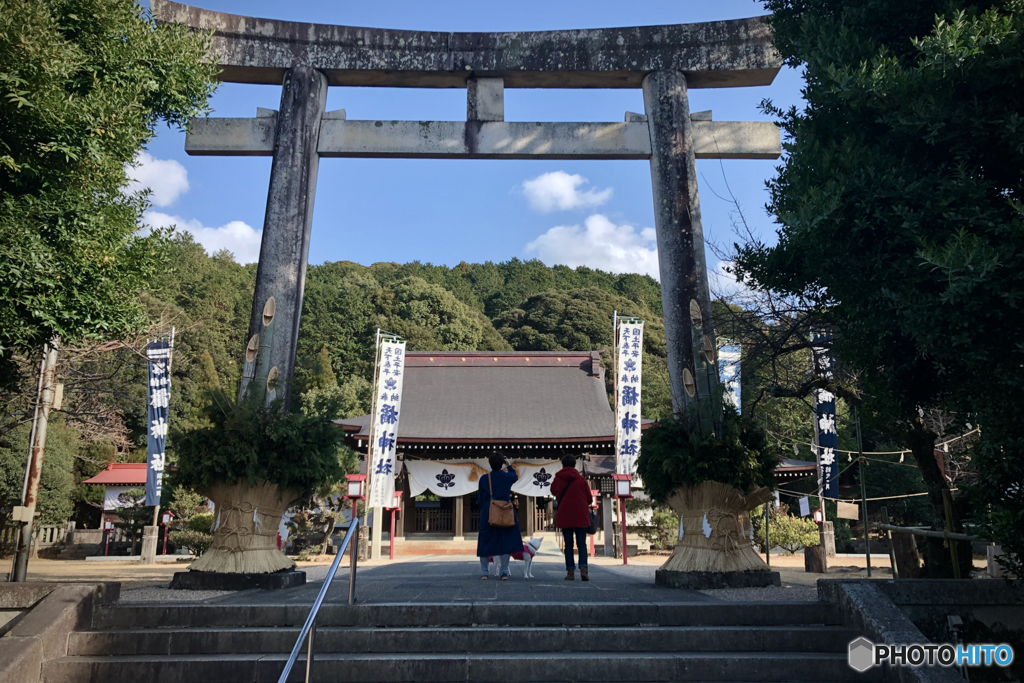 その後、流れで初詣