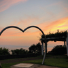 夕暮れの大村湾