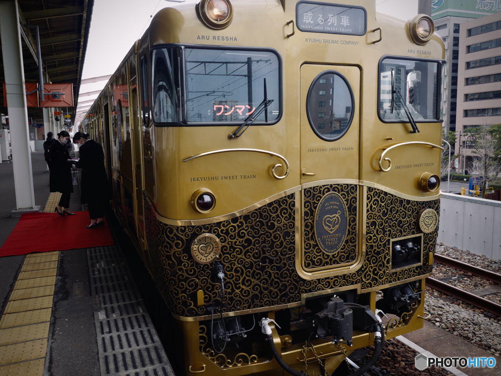 長崎コース、佐賀駅 発車前