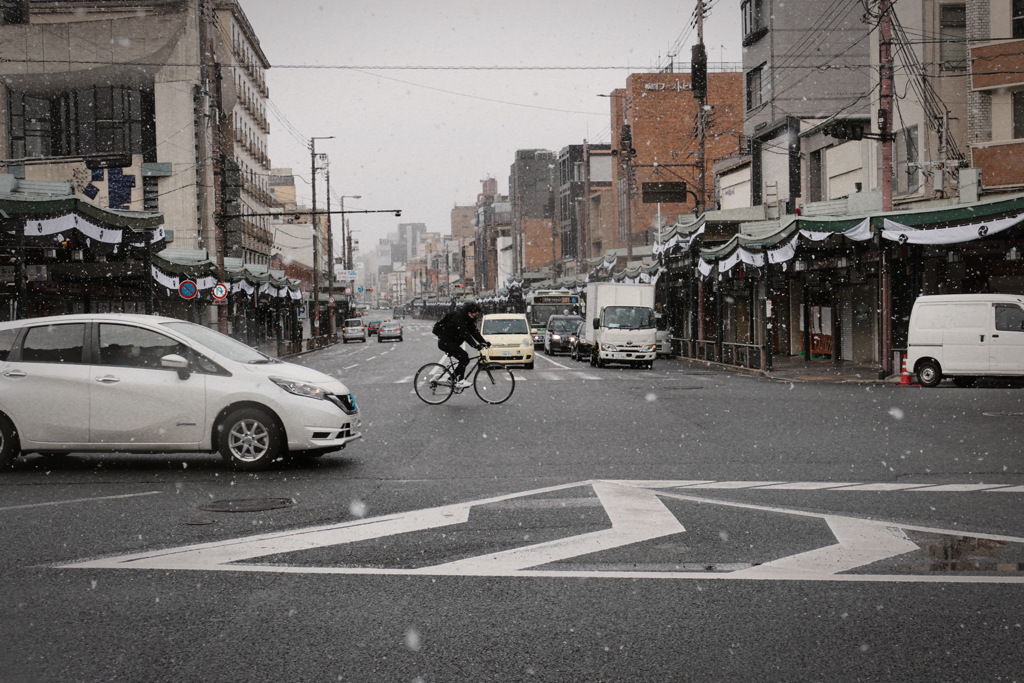 Gion Crossing, Rambling with Leica