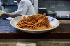 Yakisoba on Counter, Shianbashi Nagasaki