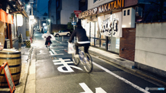 bikers kyoto, rambling with a Leica