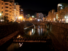 Night in Meganebashi 