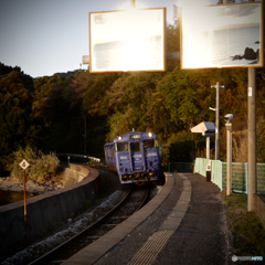 SEA SIDE LINER into Chiwata Station