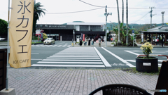 指宿駅前カフェより