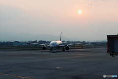 テストケース：夕暮れの伊丹空港