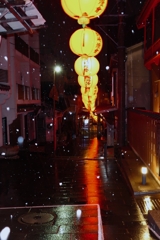 Reflections : 雪舞う路地