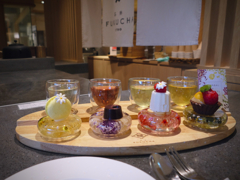 Tea time at Kyoto Station building