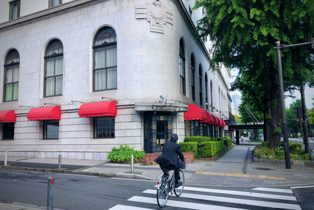 Street corner, HOTEL NEW GRAND YOKOHAMA