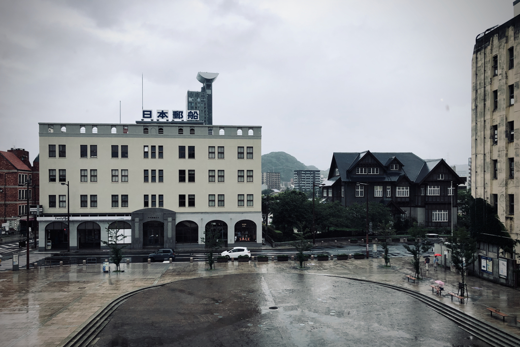 JR九州・門司港駅・二階からの眺め