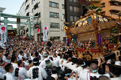 2009神田祭大神輿（宮入直前）