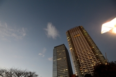 堅い夕暮れ