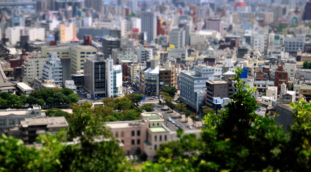 鹿児島市内の風景