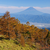 秋晴れの甘利山